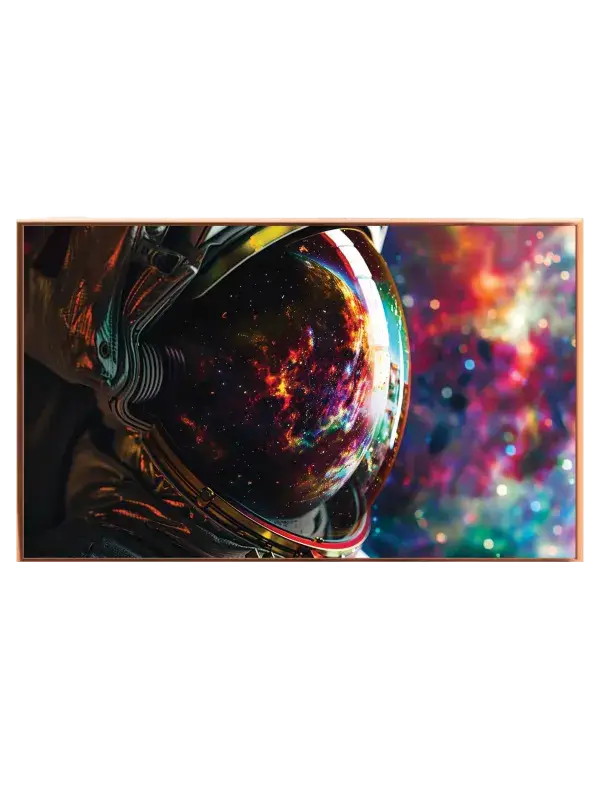 Grafisk Astronaut Hjelm med Nebula