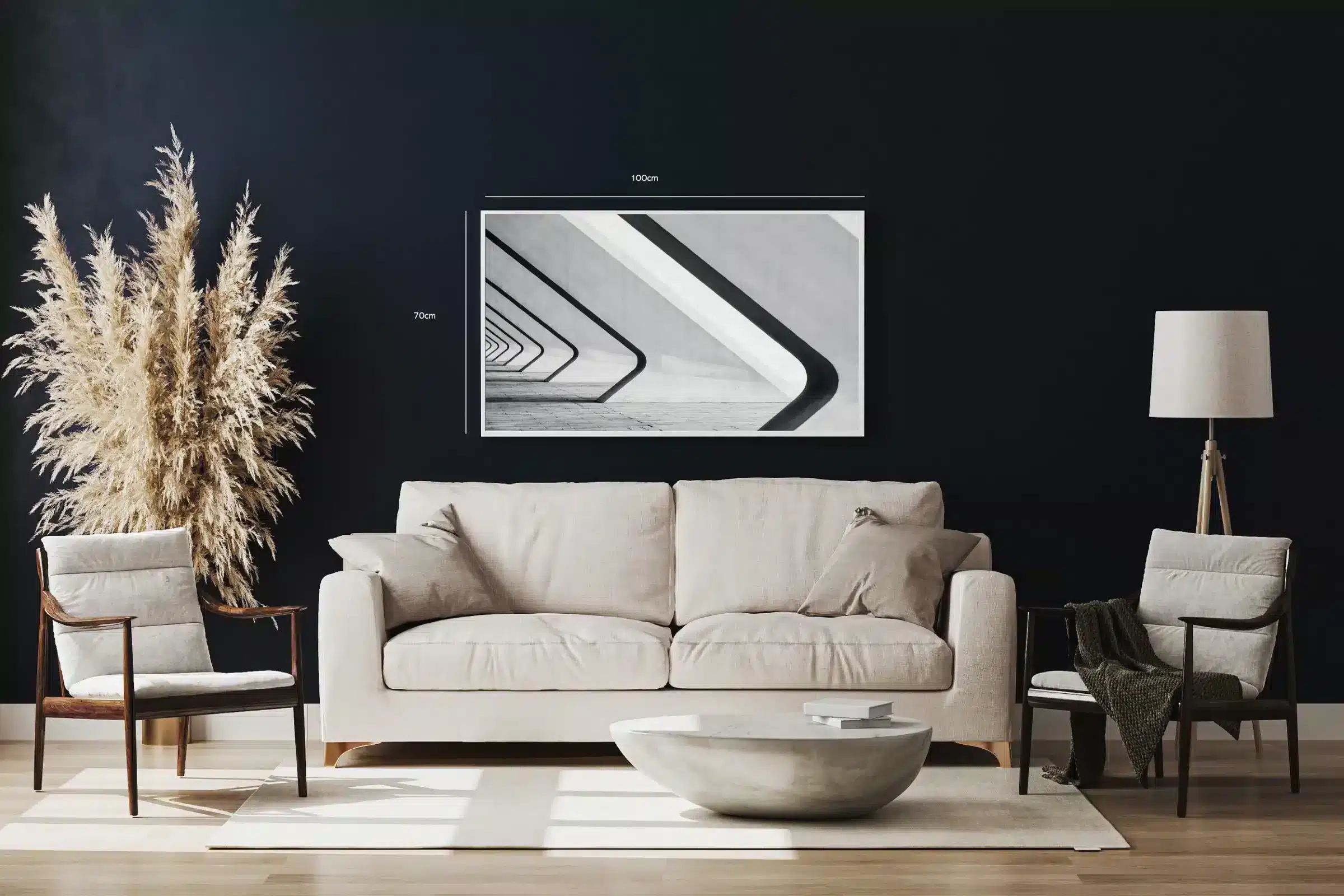 Moderne Geometrisk Arkitekturkunst