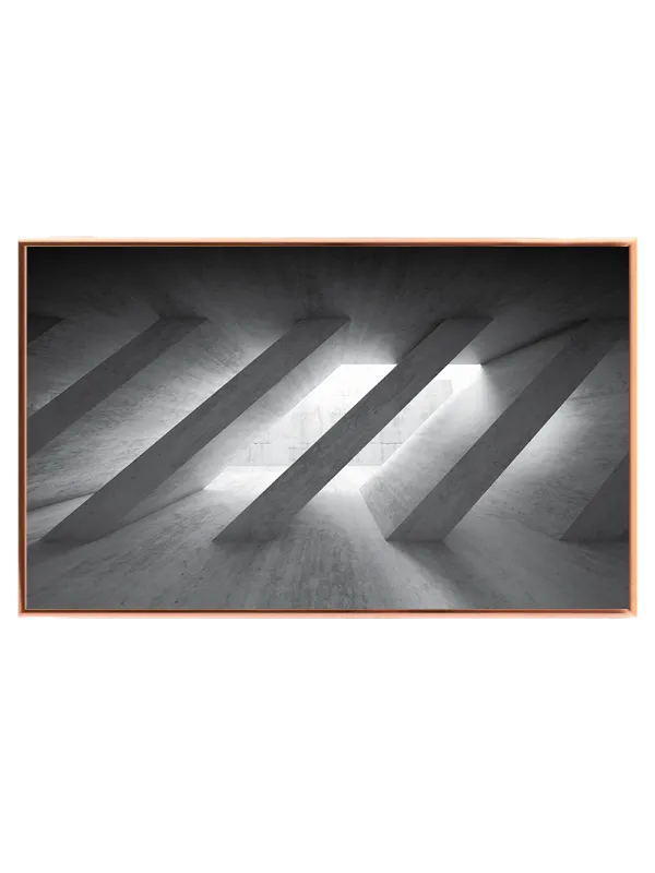 Arkitektonisk Minimalisme i Sort-Hvid