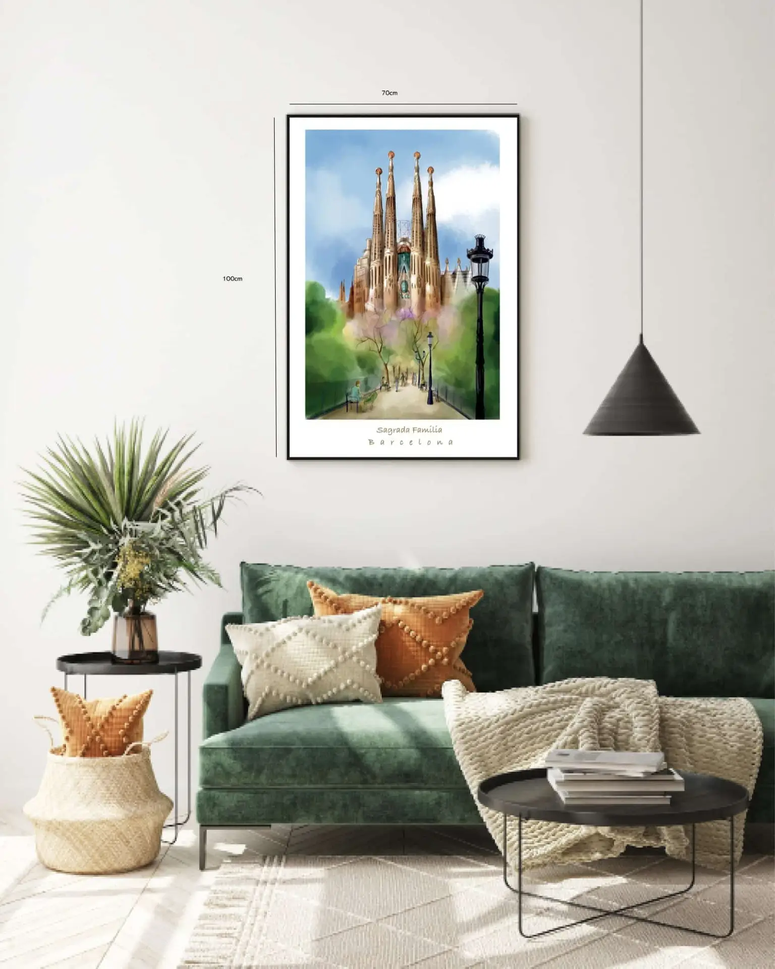 Sagrada Familia Barcelona Illustration