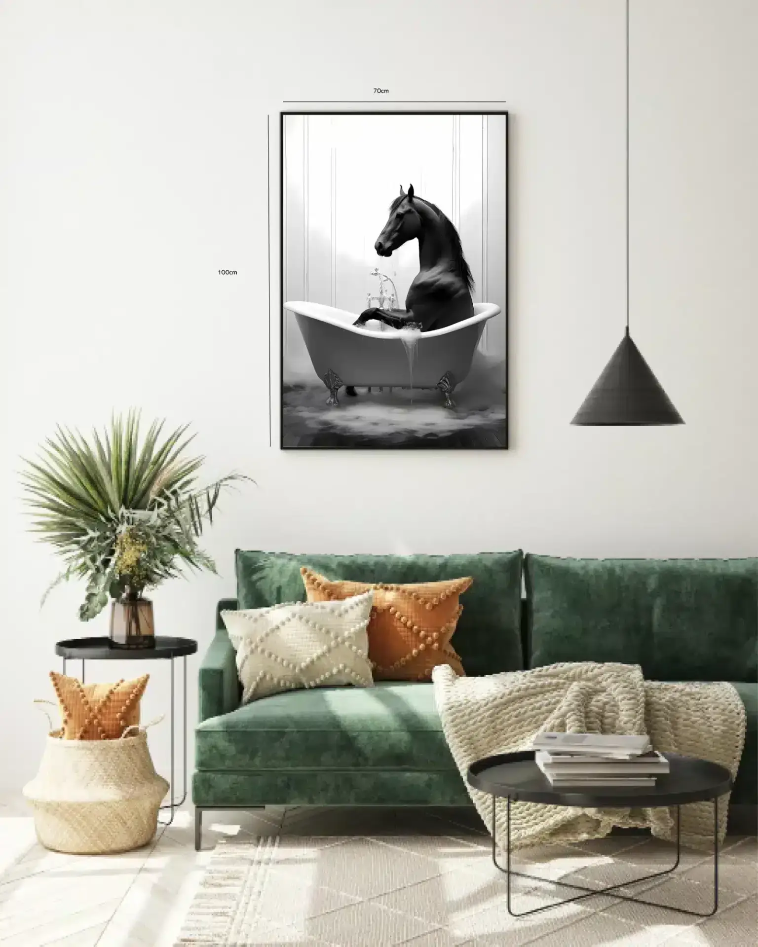 Hest i Badekar Surrealisme