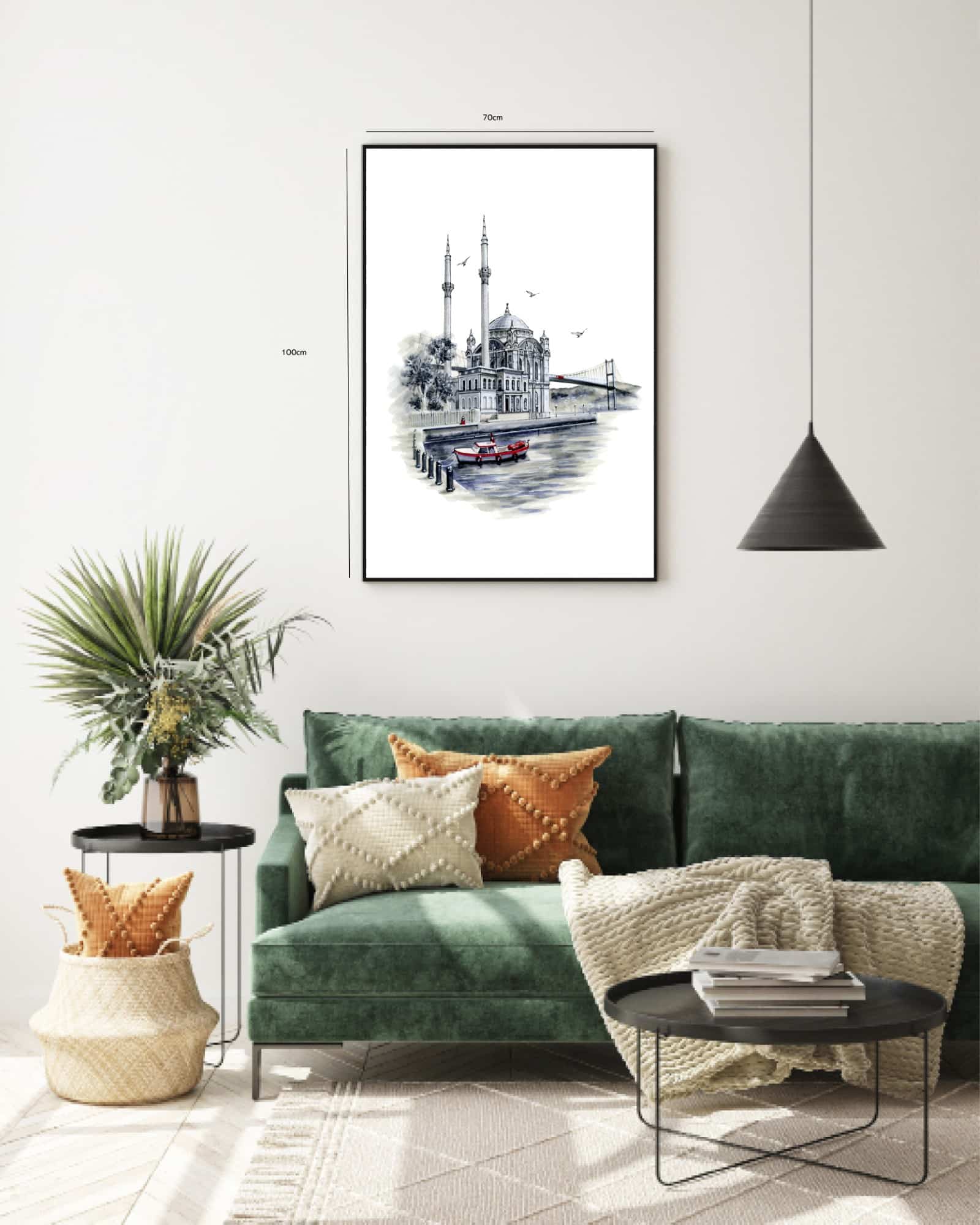 Istanbul Waterfront Mosque Sketch