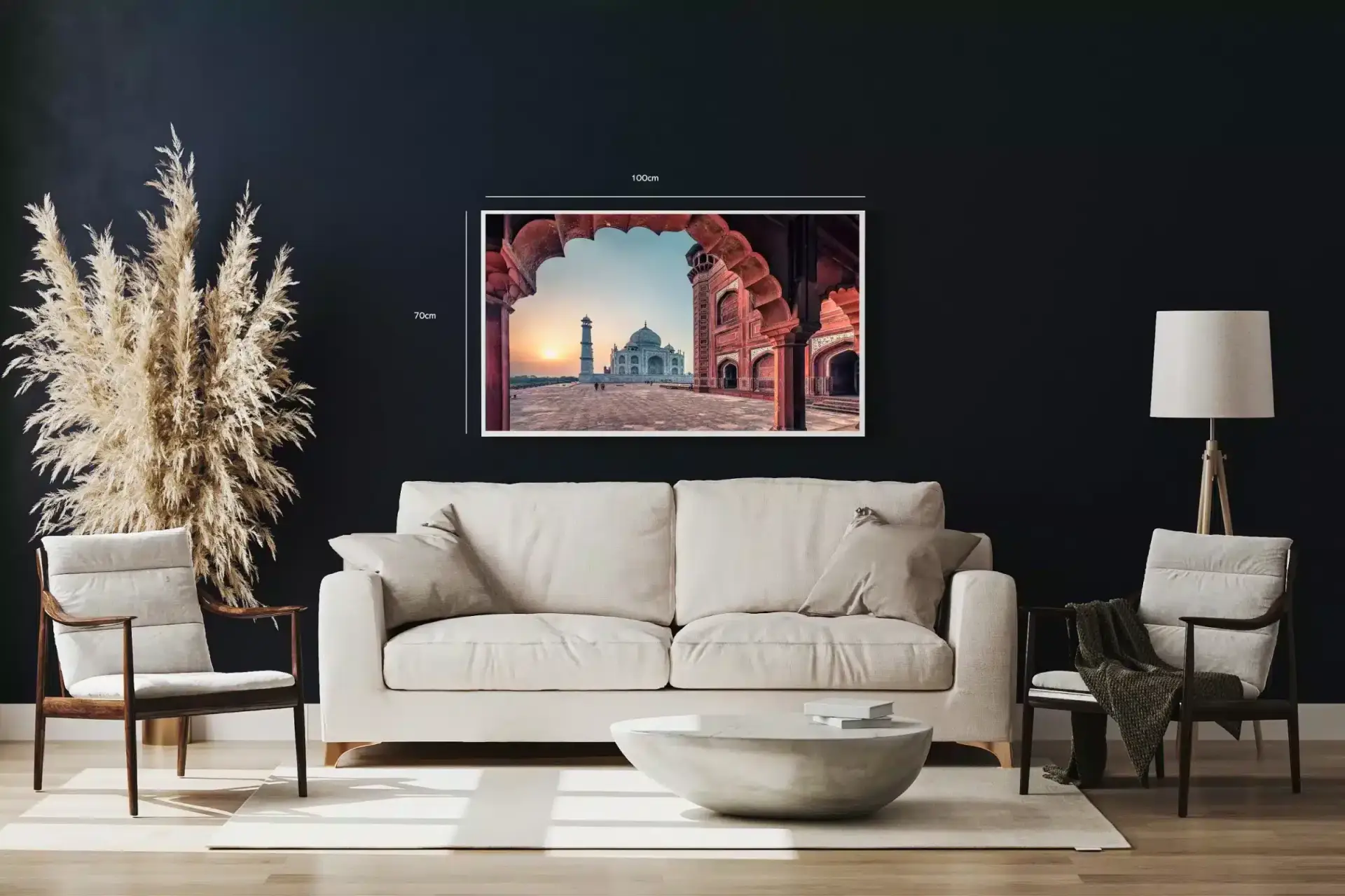 Sunset View Through Arches