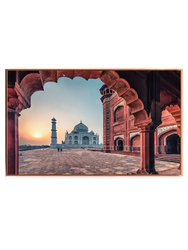 Sunset View Through Arches