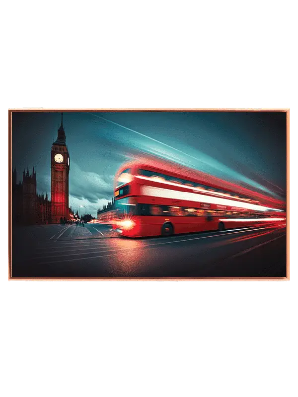 London Evening Bus Motion