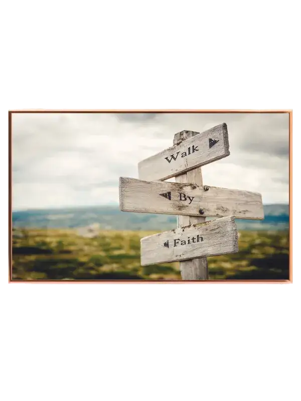 Walk By Faith Skilt