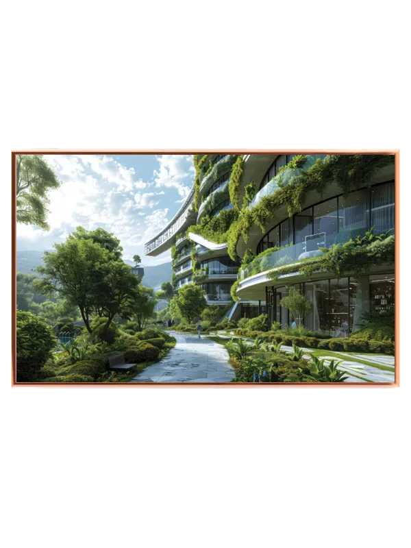 Grøn Oase i Moderne Arkitektur