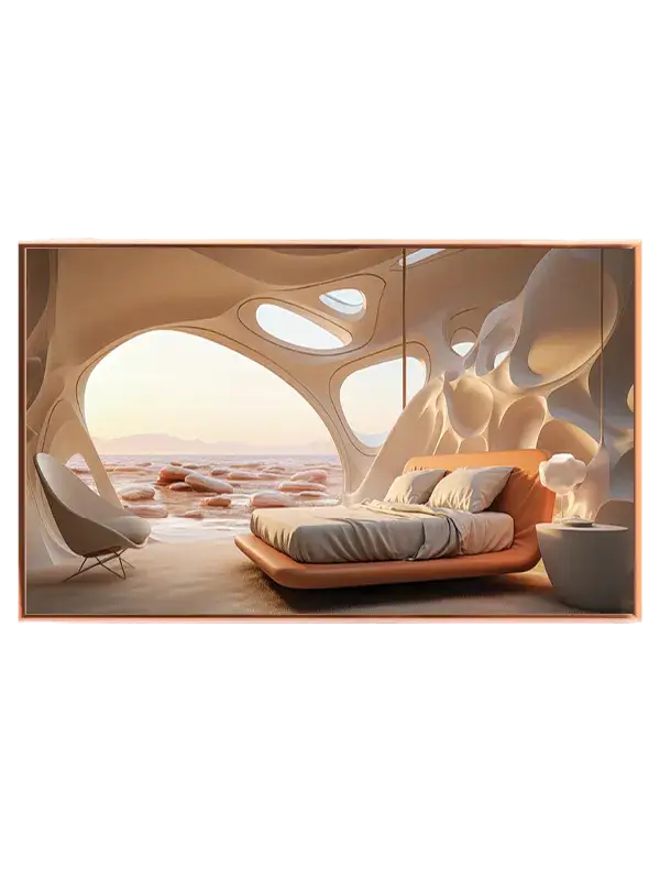 Drømmende Futuristisk Soveværelse