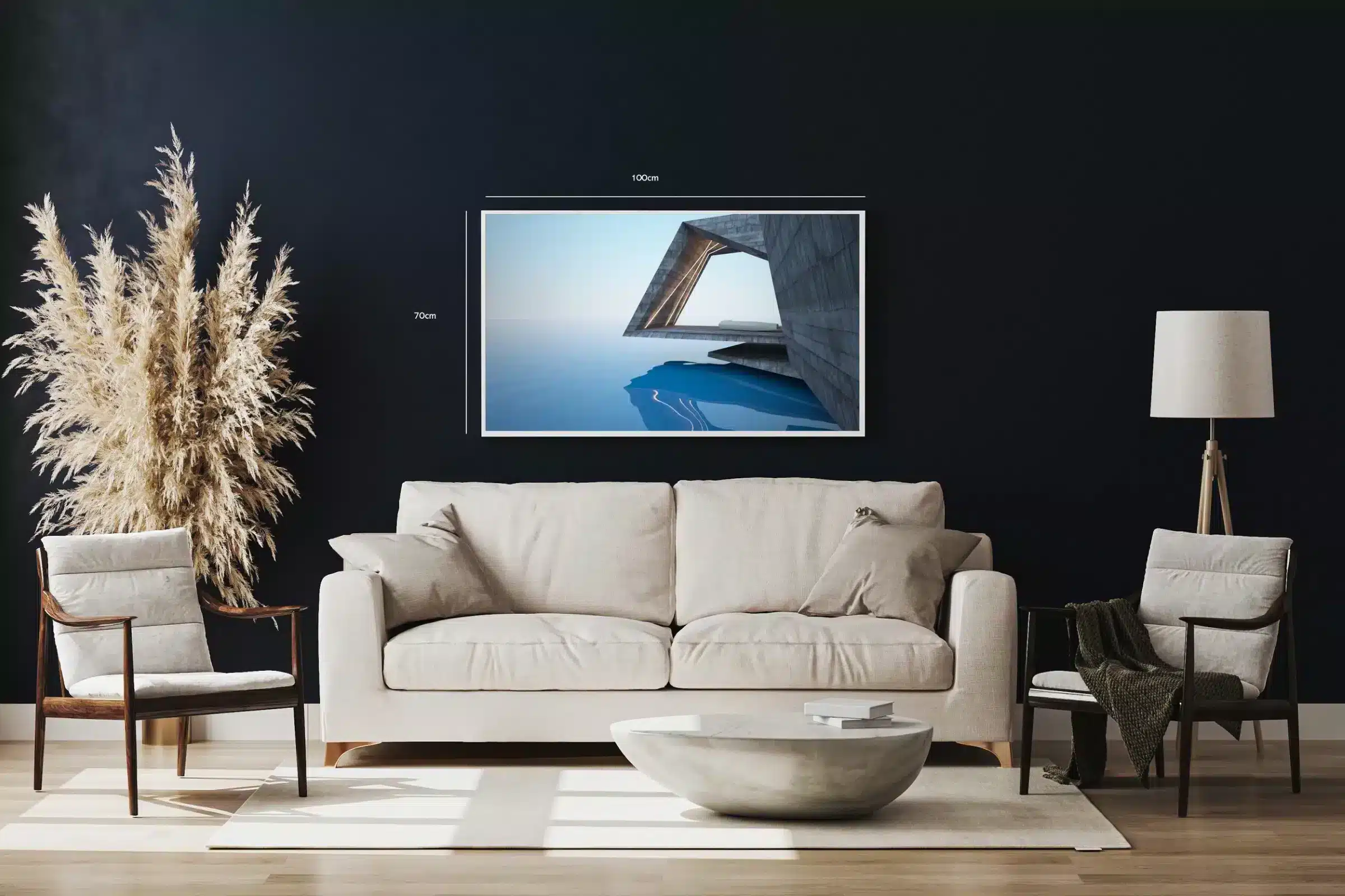 Futuristisk Arkitektur ved Havet