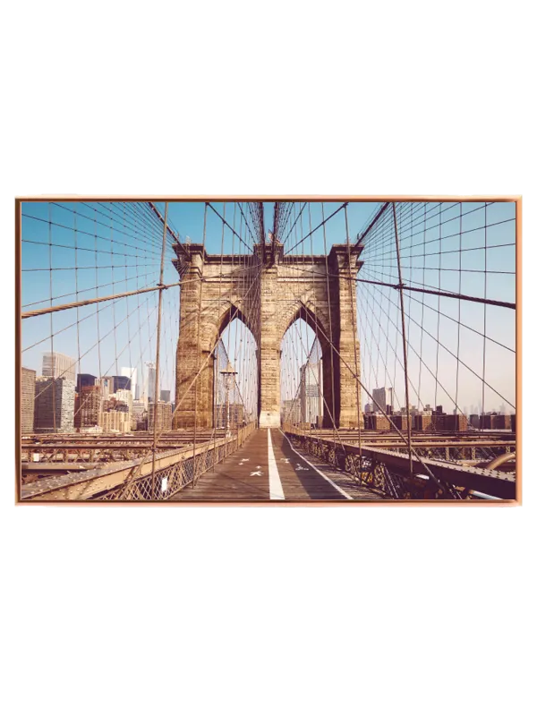 Brooklyn Bridge i Solskin