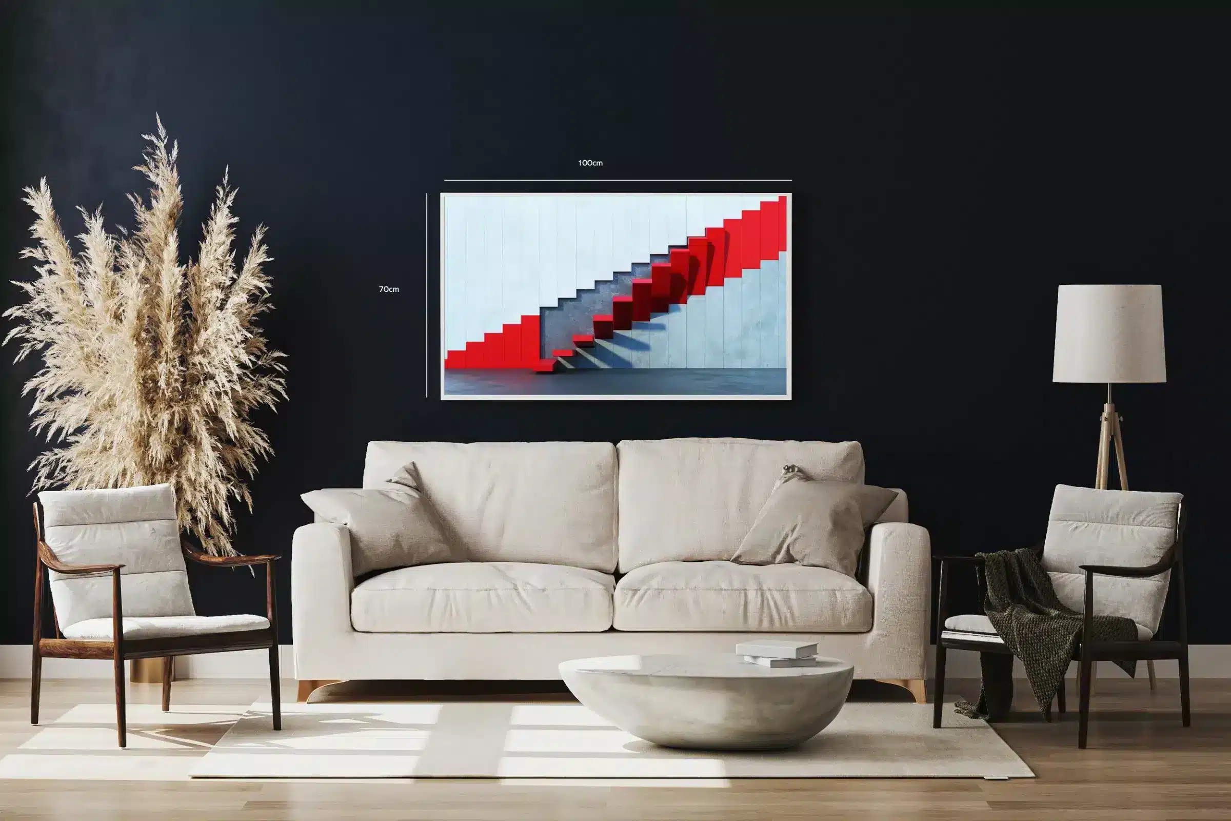 Moderne Geometrisk Trappekunst