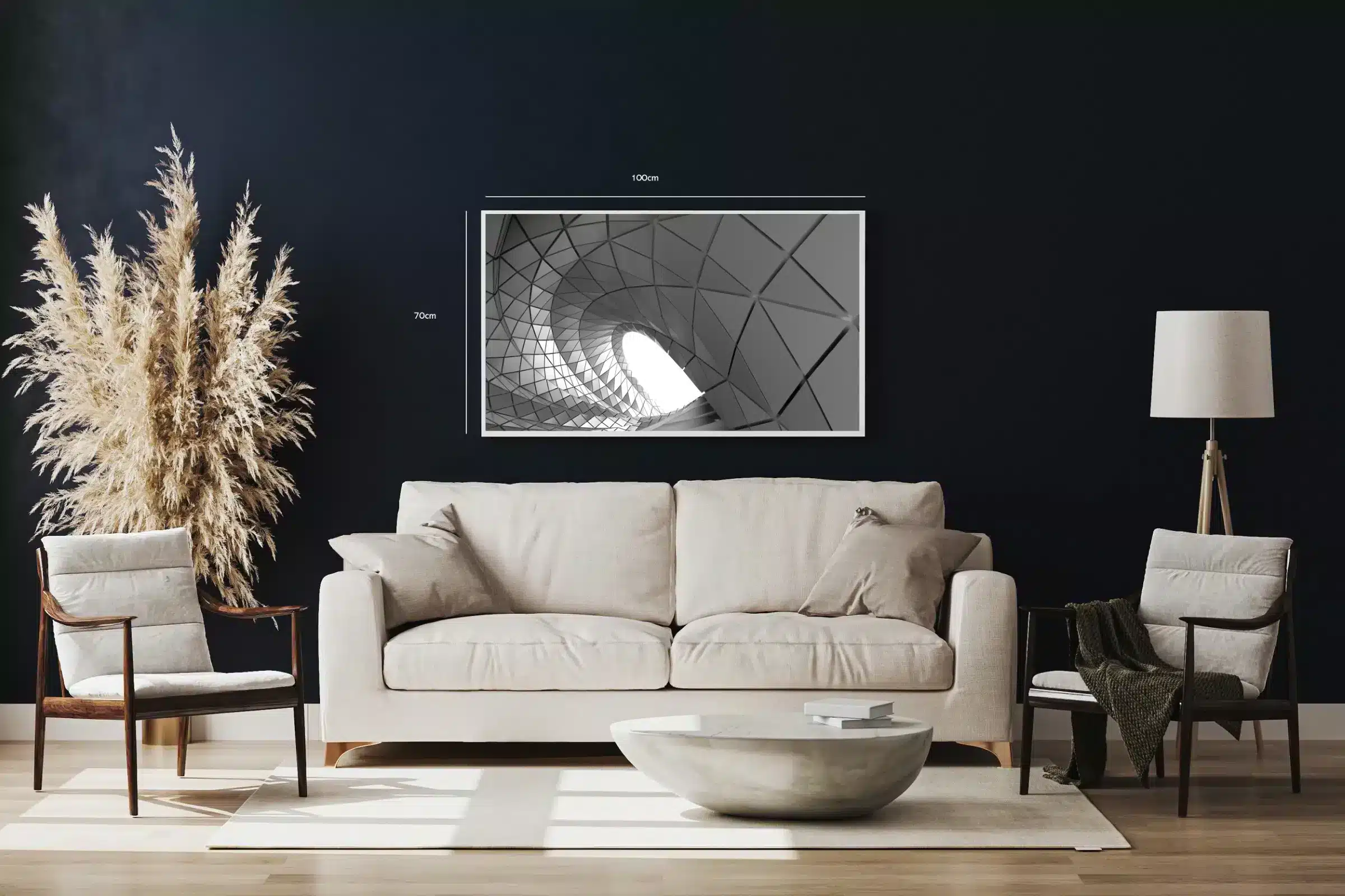 Moderne Geometrisk Arkitekturplakat