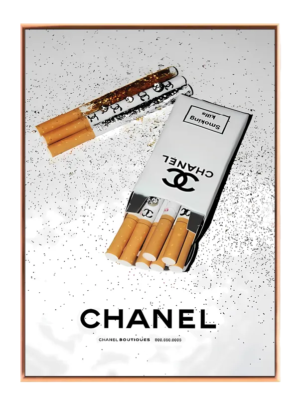 Cigaretpakke cigaretter aske med typografi logo