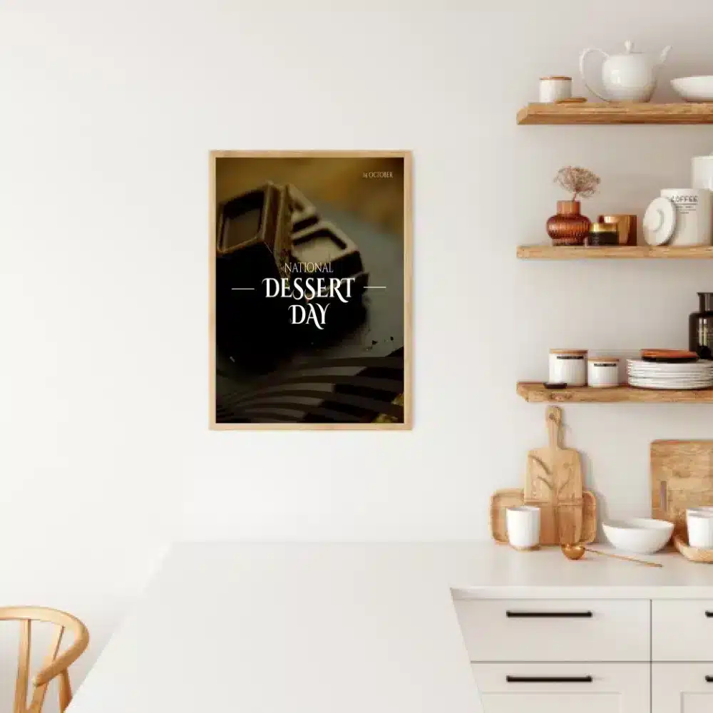 Chokolade chokoladebar med typografi tekstur ramme