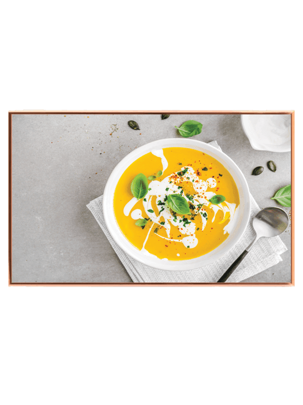 Suppe skål ske med madfotografi tekstur