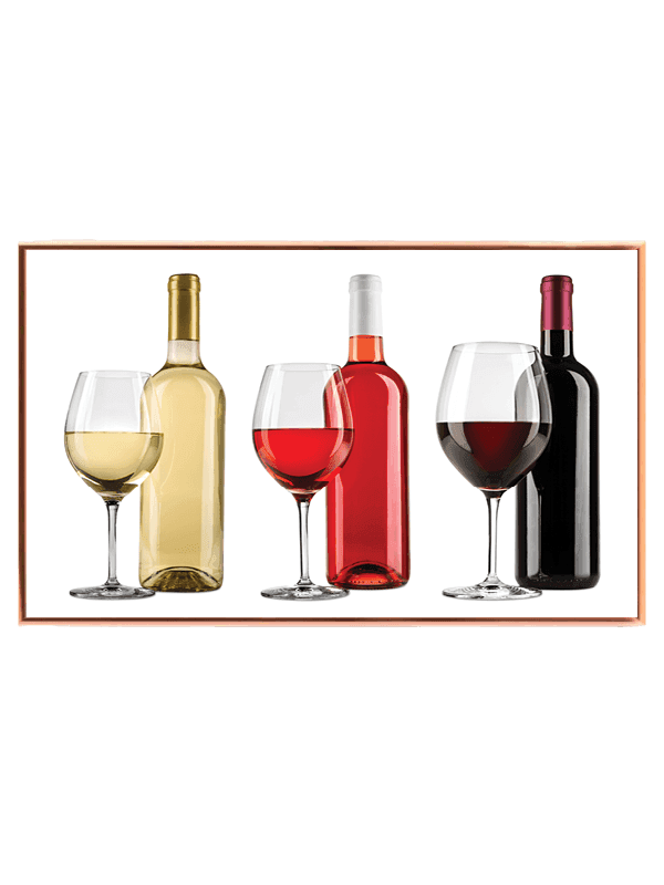 Vinflasker vinglas vin med refleksioner glas