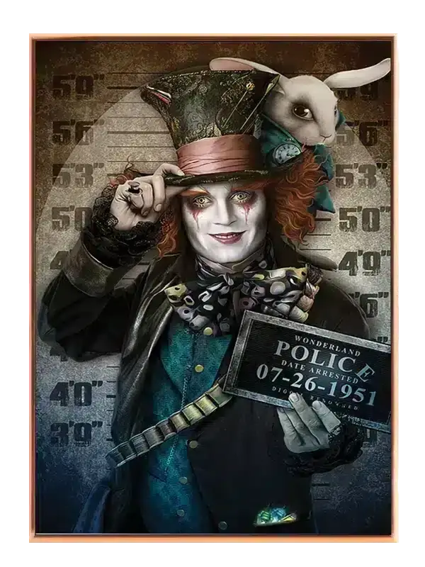 Skjult Portræt Profil Plakat
