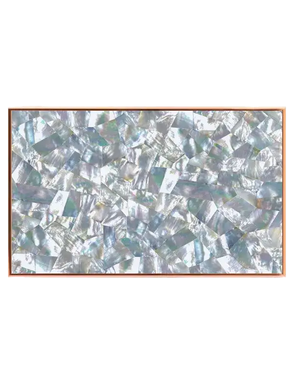 Grafisk Irisende Perlemor Mosaikflader