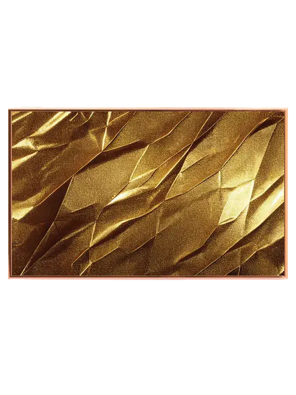 Gyldne Foldeflader i Relief