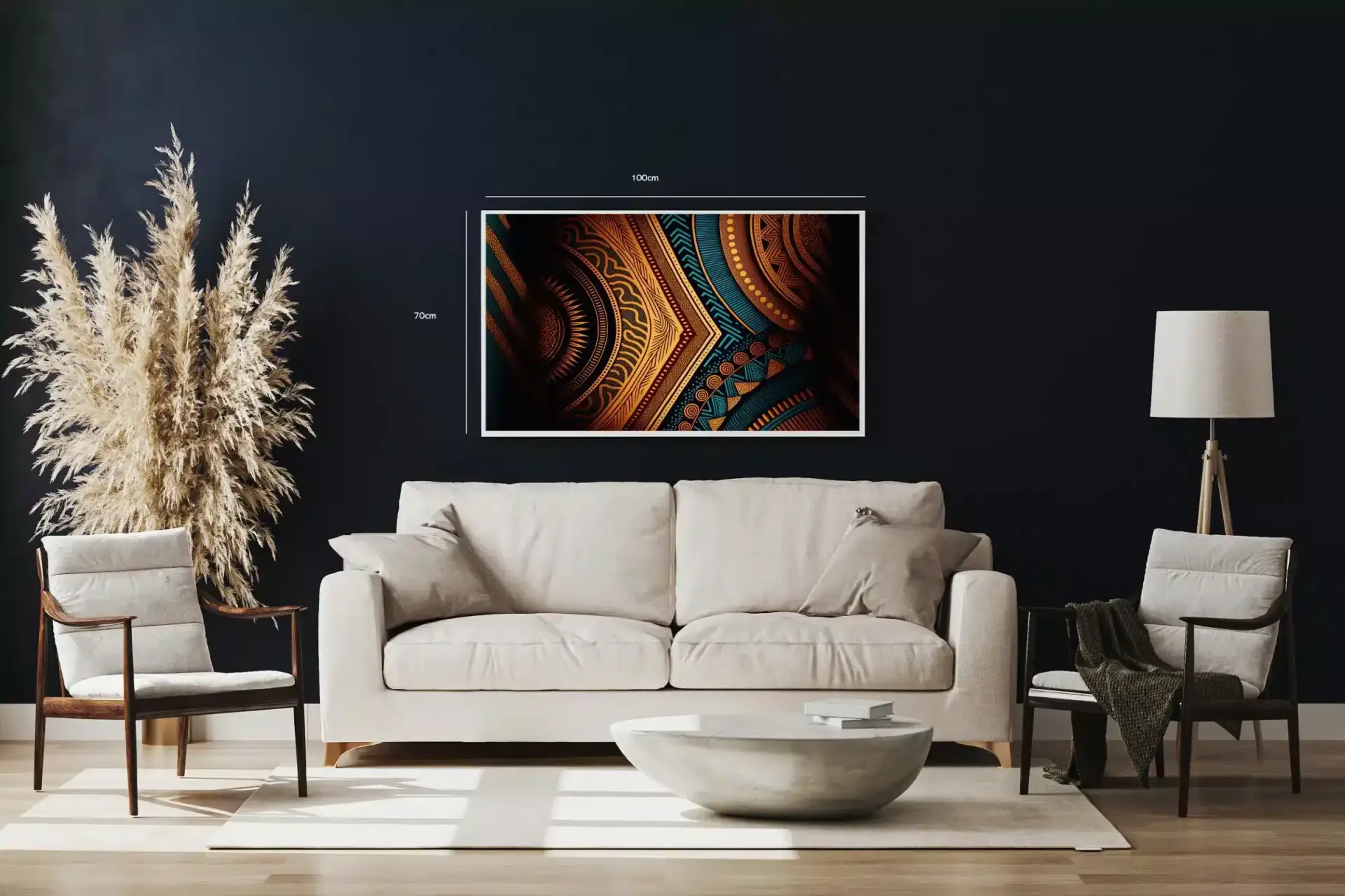 Geometrisk Tribal Mønster i Kobber