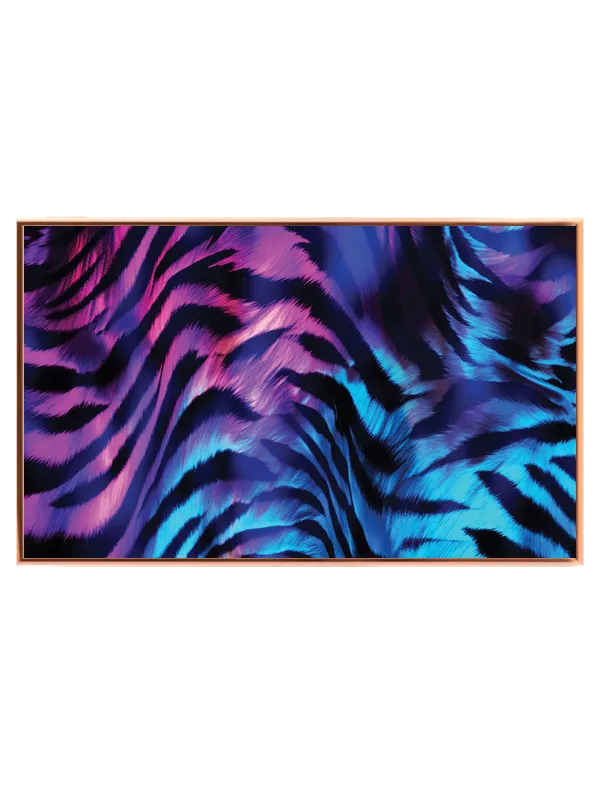 Neon Zebra Striber i Lilla