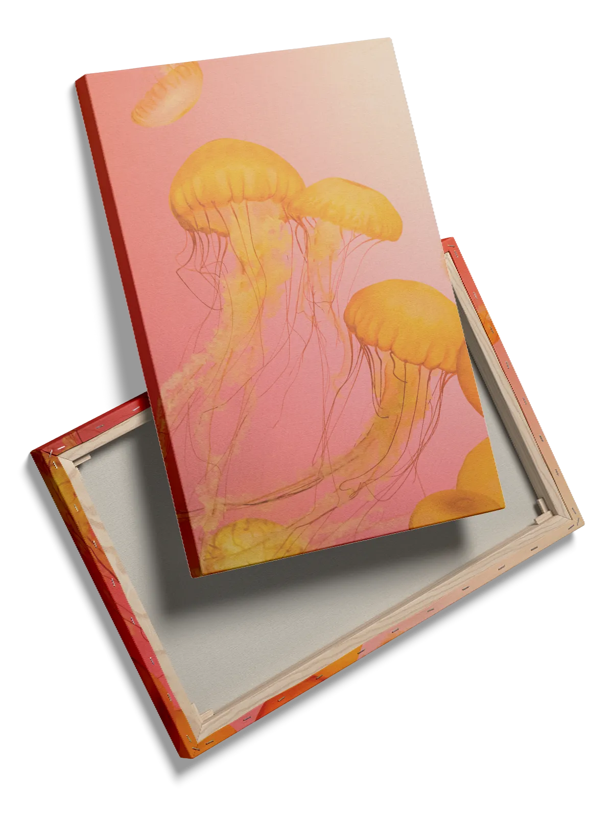 Orange Jellyfish Plakat