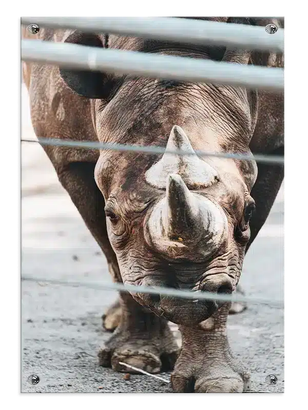 Black Rhinoceros No3 Plakat