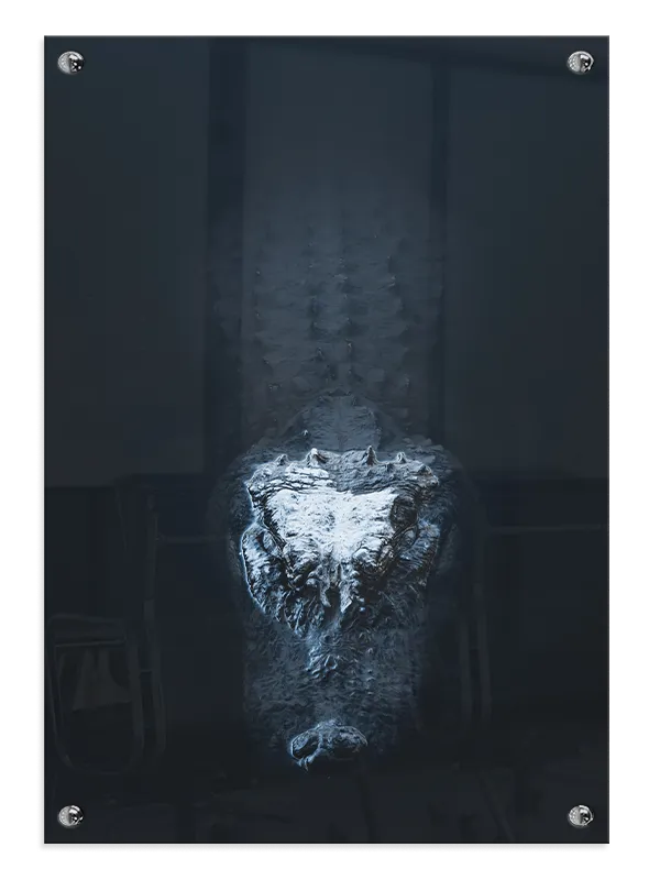 Crocodile Head No2 Plakat