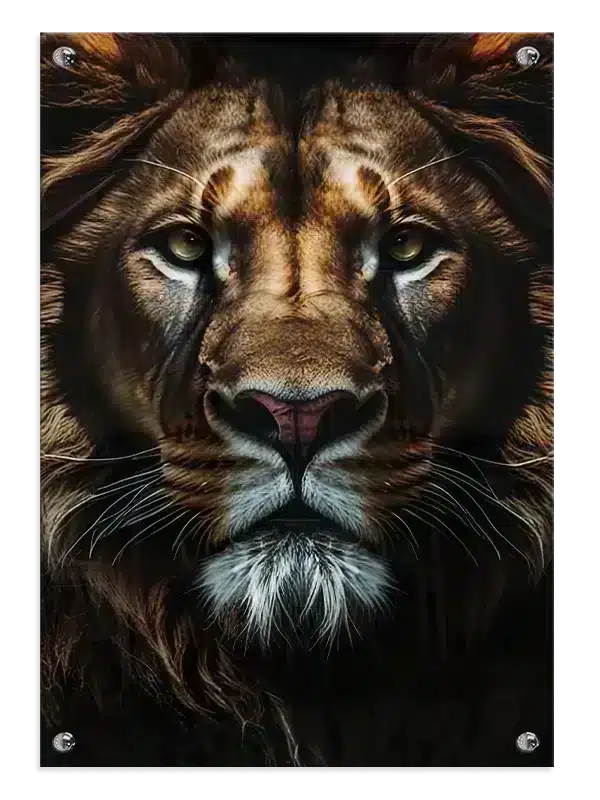 Lion Face IV Plakat