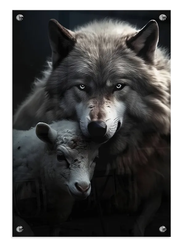 Wolf And Lamb Plakat