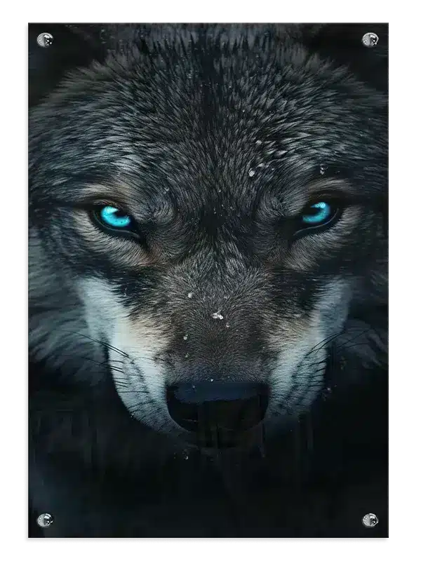Wolf Closeup Plakat