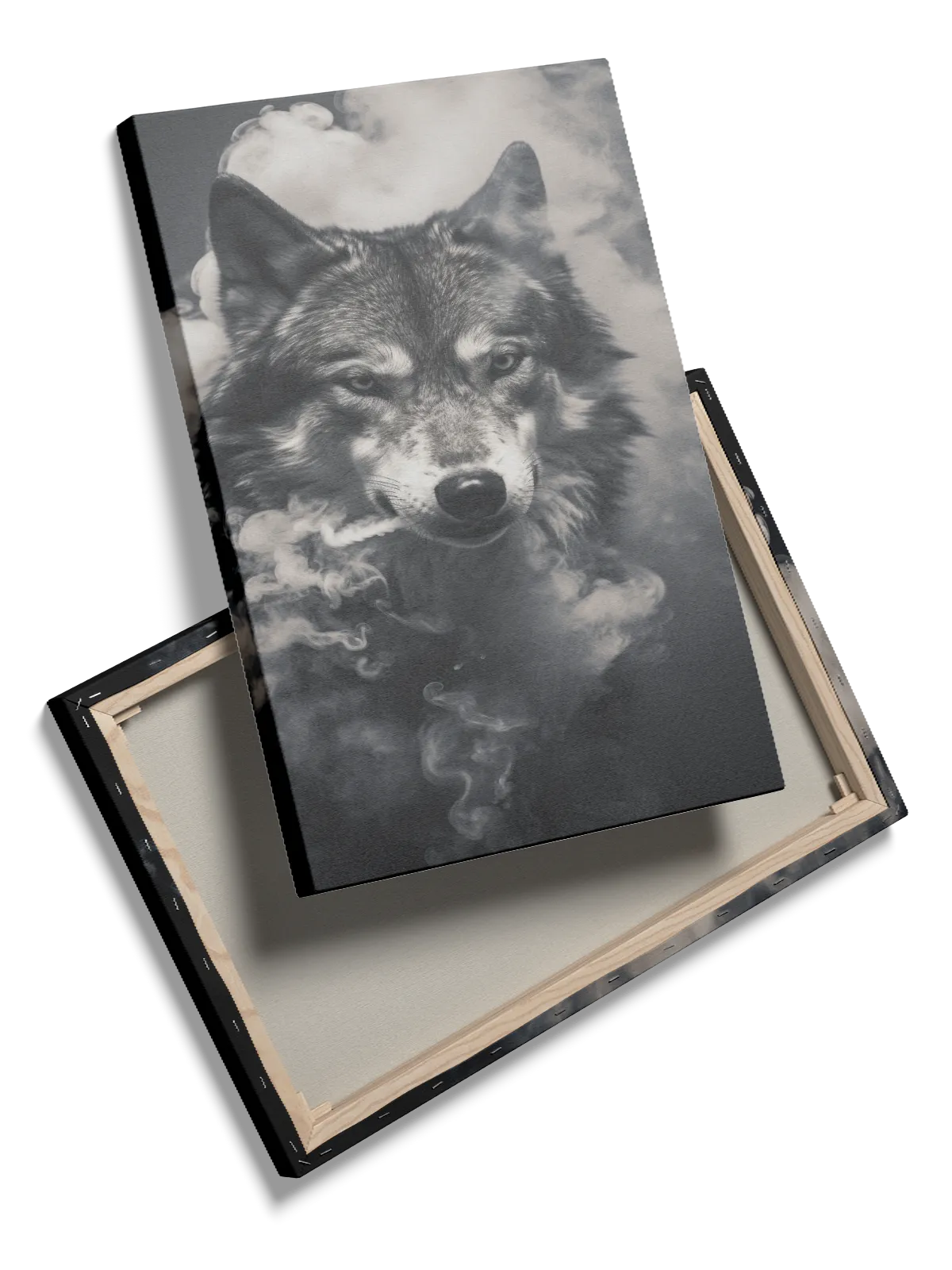 Wolf In Smoke Plakat