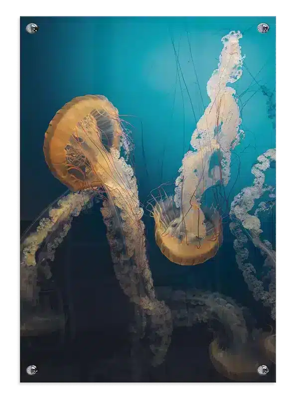 Pacific Sea Jellyfish Plakat