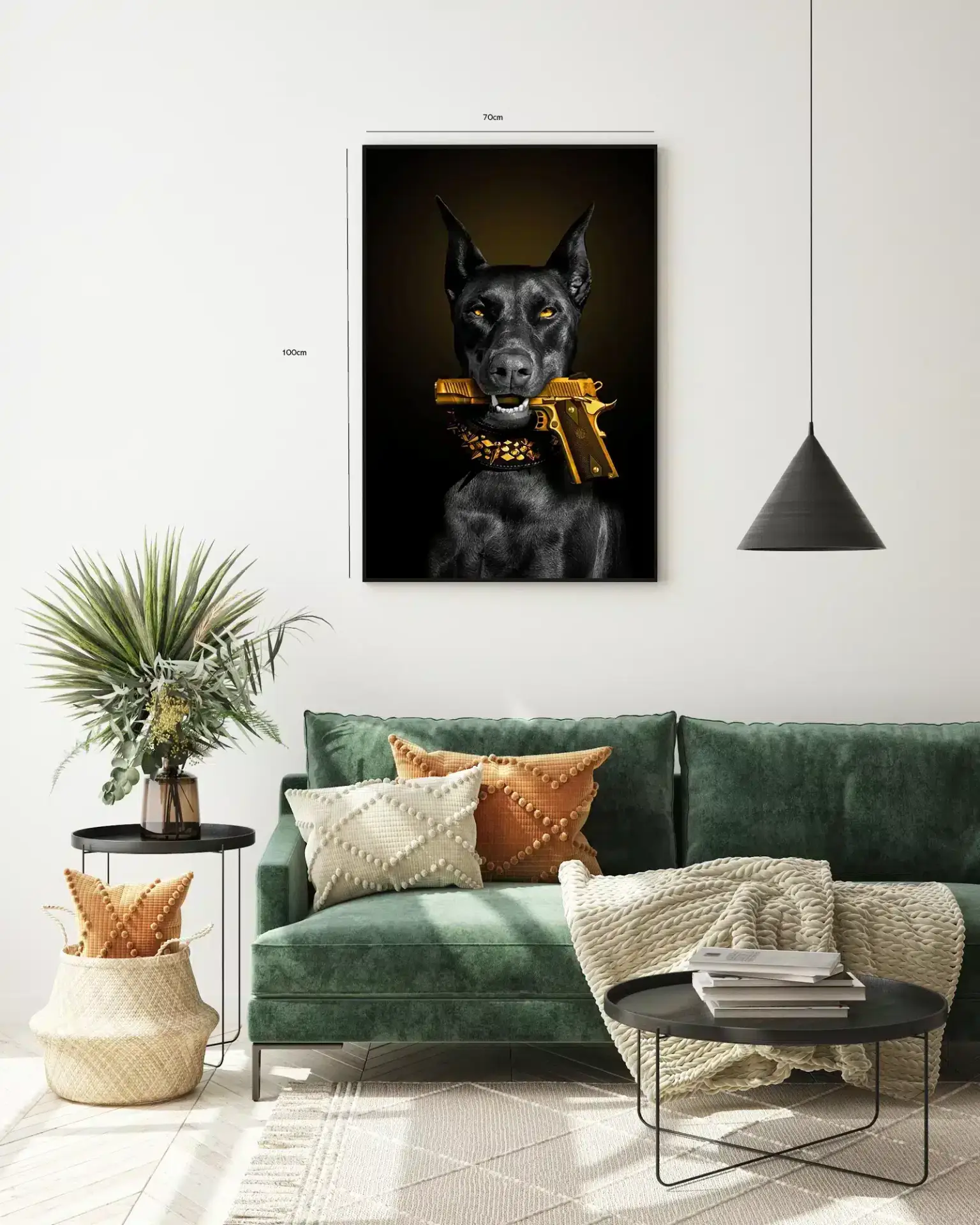 Modig Styrke Kontrast Plakat