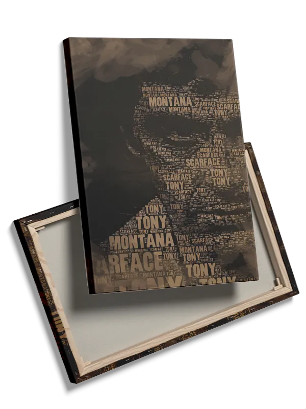 Scarface Tony Montana Typografi