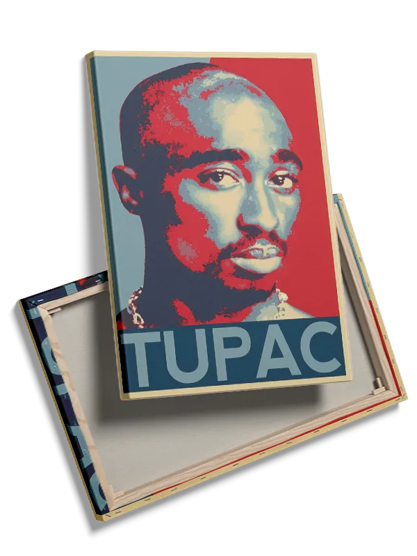 Ikonisk Tupac Shakur Portræt