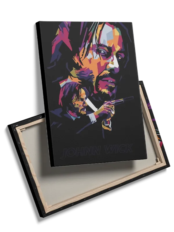 Dynamisk John Wick Portræt