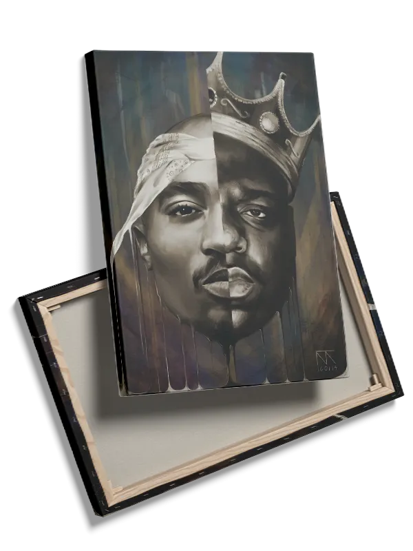 Rap Legends Split Portrait