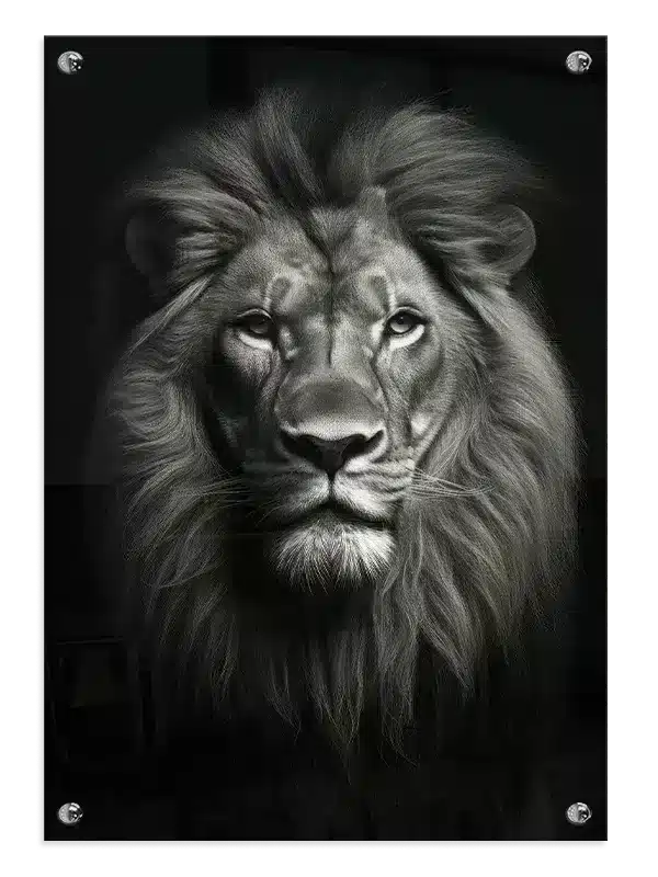 Lion Portrait I Plakat