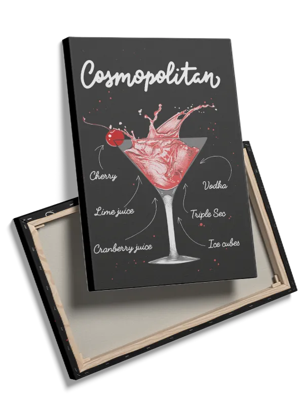 Cosmopolitan Cocktail Plakat