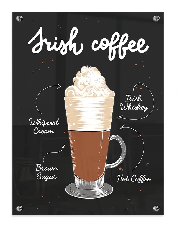 Irish Coffee Plakat