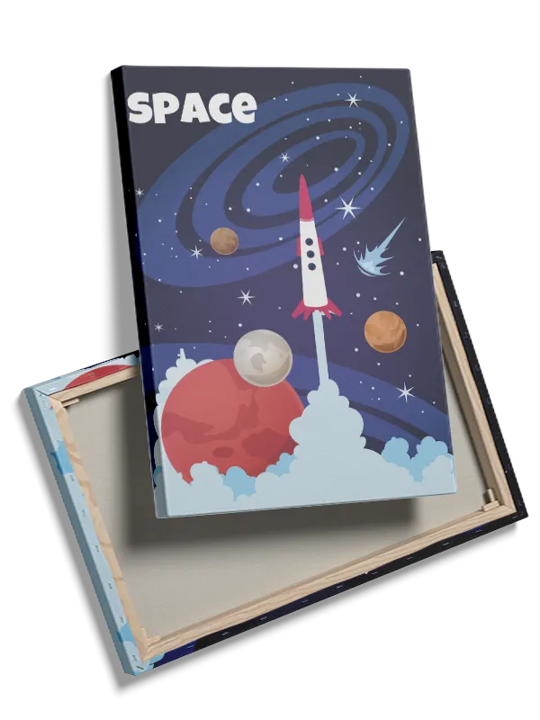 Playful Rocket Space Adventure Plakat