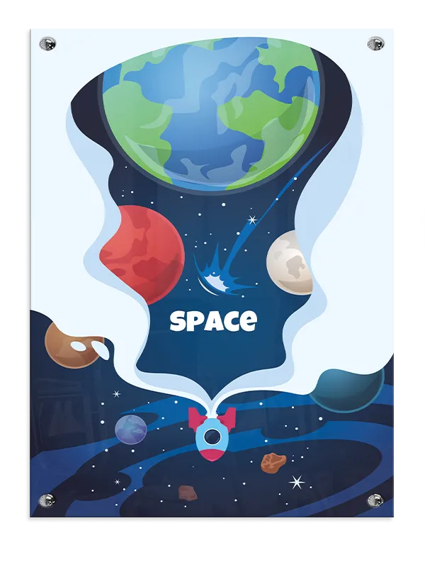 Magical Space Rocket Adventure Plakat