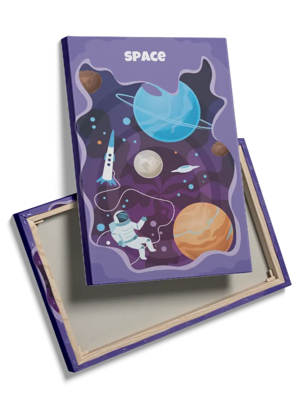 Curious Space Explorer Adventure Plakat