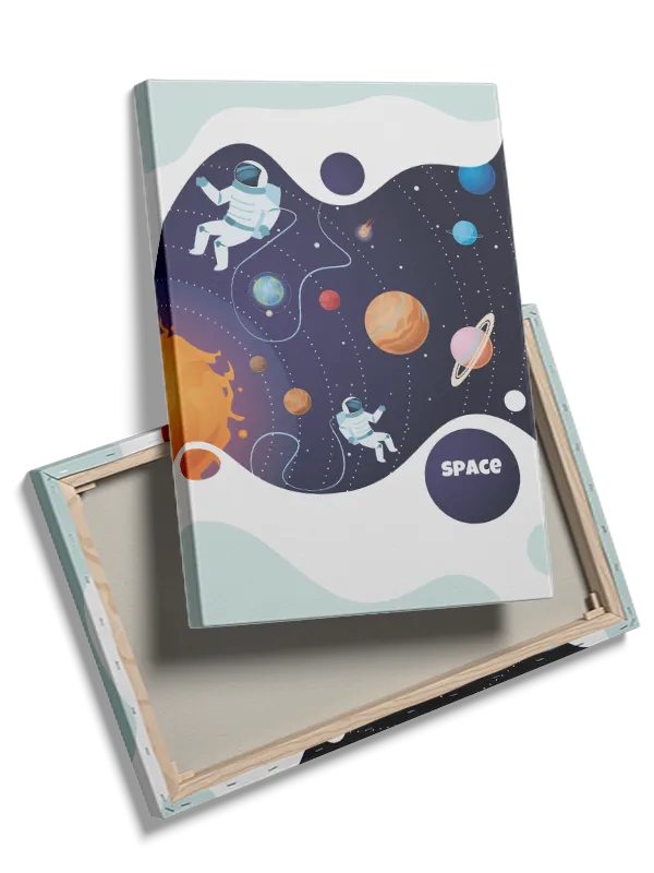 Playful Solar System Adventure Plakat
