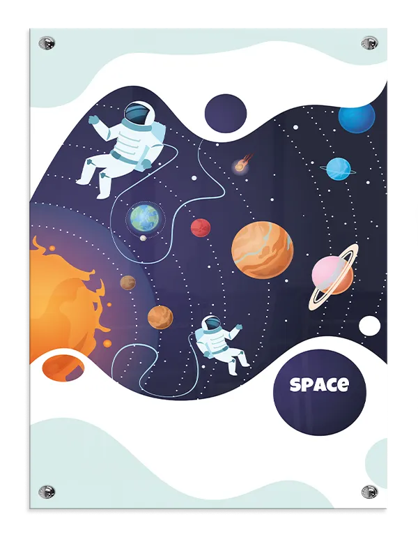 Playful Solar System Adventure Plakat