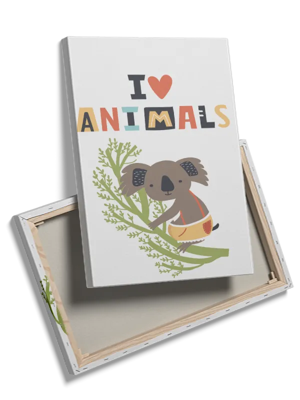 Playful Koala Love Plakat
