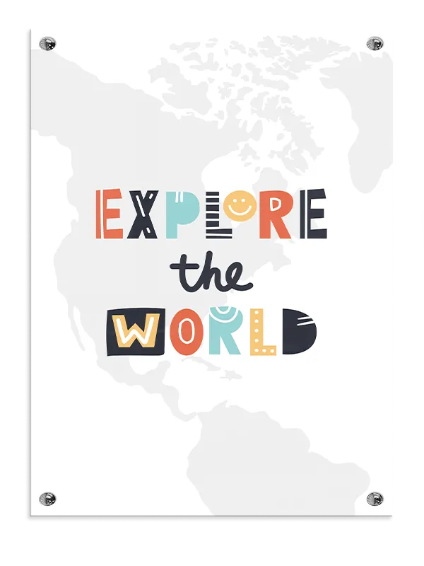 Playful Explore The World Plakat
