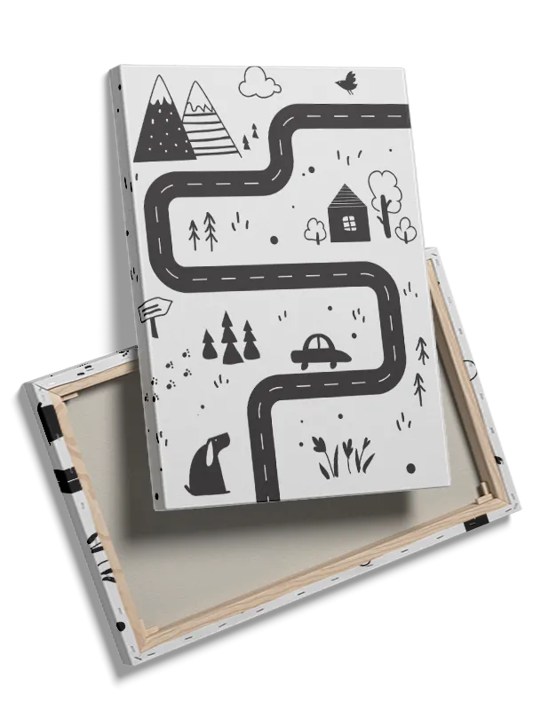 Cozy Road Adventure Plakat