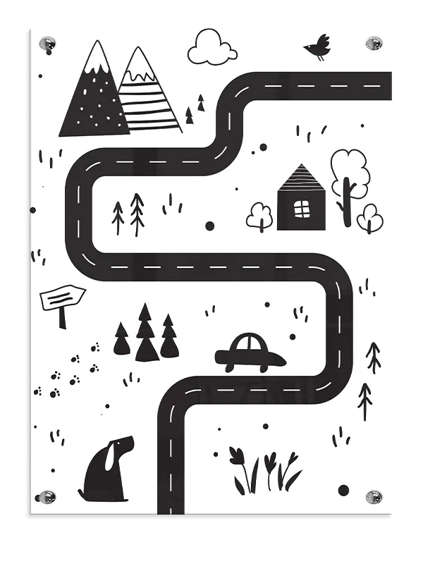 Cozy Road Adventure Plakat